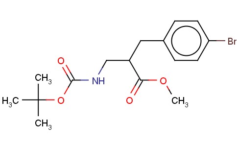 3-(4-BROMO-PHENYL)-2-(TERT-BUTOXYCARBONYLAMINO-METHYL)-PROPIONIC ACID METHYL ESTER